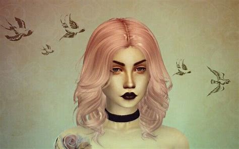 Sims 4 Pink Hair Pastel Goth Sims Packs Sims 4 Mm Sims Hair Pastel