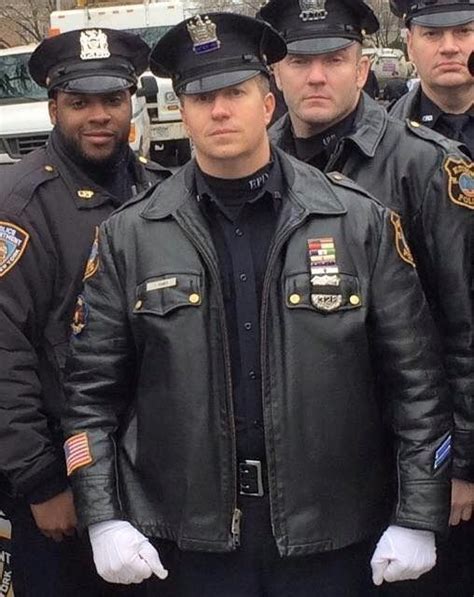 Edison Police Officers Attend Funeral Of Slain Nypd Officer Men In