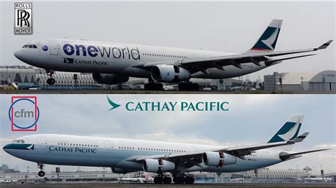 Airbus Twins Aircraft Battle Cathay Pacific A330 300 Vs A340 300