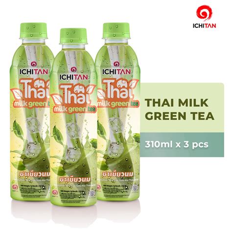 Jual Ichitan Thai Milk Green Tea 310ml Bundling 3 Bahan Makanan