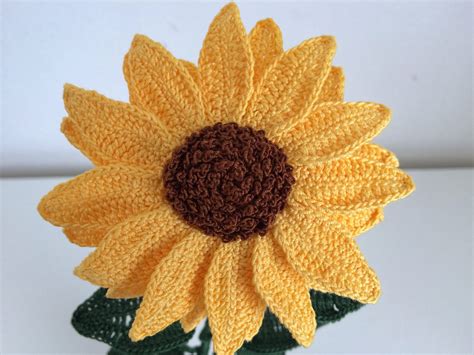 How To Crochet A Sunflower
