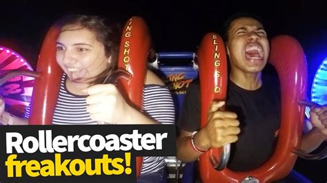 hilarious rollercoaster moments funny reactions and fails youtube
