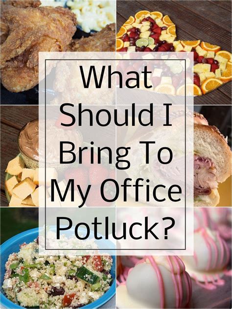 What Are The Best Dishes To Bring To An Office Potluck Office