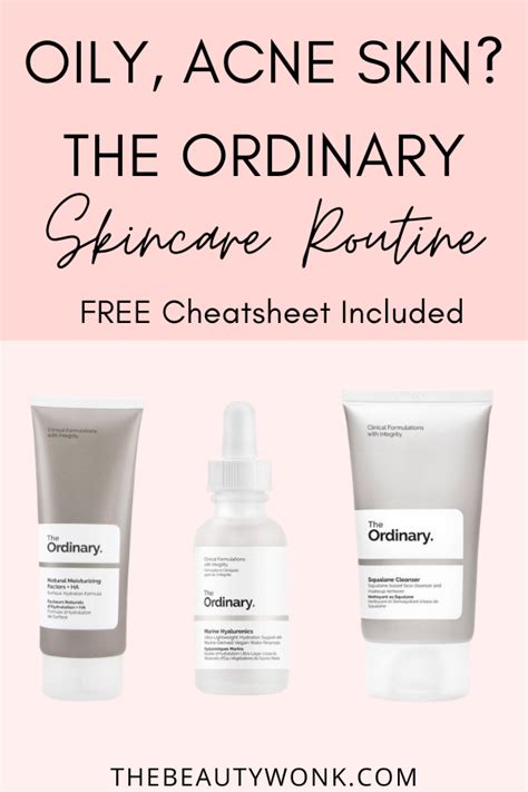 Easy Skincare Routine For Oily Skin And Acne Using The Ordinary