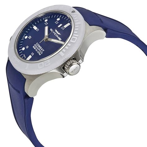 Glycine Gl0041 Mens Combat Sub Aquarius Blue Automatic Watch