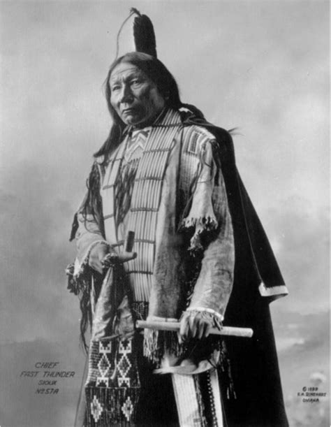 Chief Fast Thunder Oglala Sioux Frank A Rinehart 1899 American