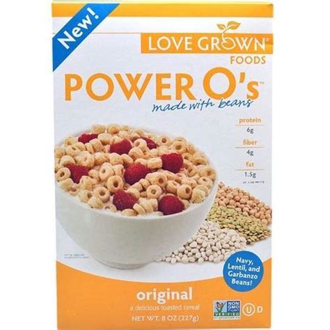 Love Grown Foods Power Os Original 6x8 Oz Low Sugar Breakfast