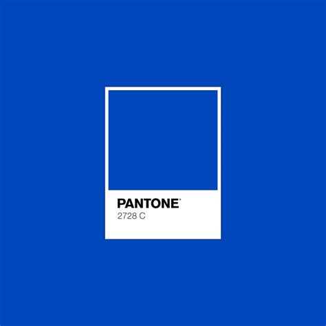 Brilliant Bright Blue Pantone Color Bridge Guide Coated