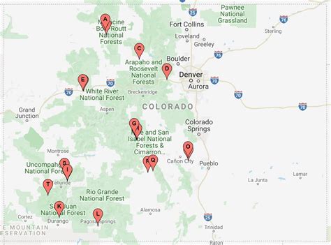 Hot Springs Colorado Map