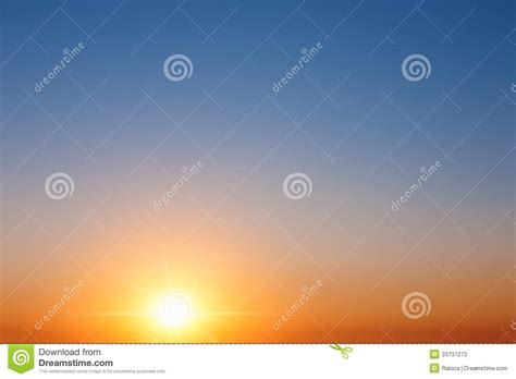 Crystal Clear Sky Just After Sunrise Stock Image Image Of Wallpaper
