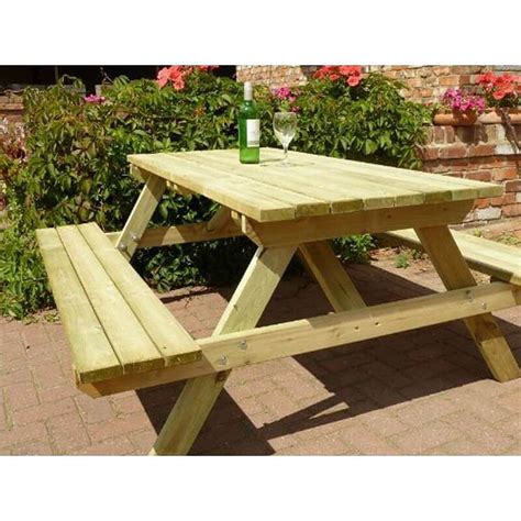 Maybe you would like to learn more about one of these? 5ft Wooden garden Picnic Table