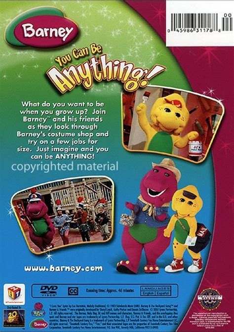 Barney You Can Be Anything Dvd Dvd Empire