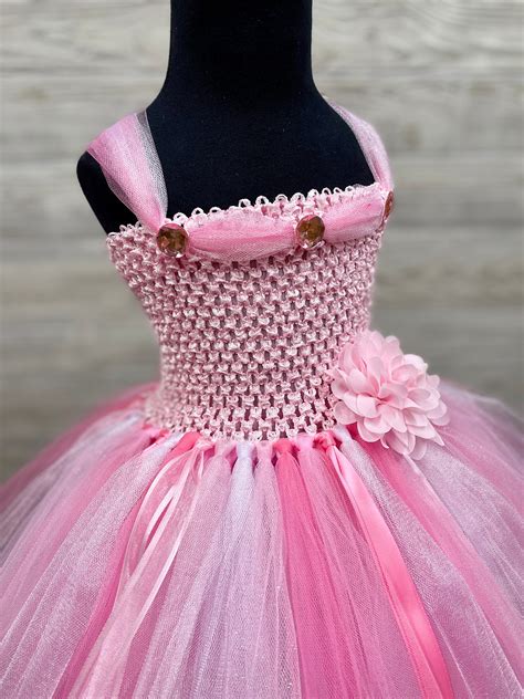 Pink And White Fairy Princess Costume Set Princess Tutu Etsy