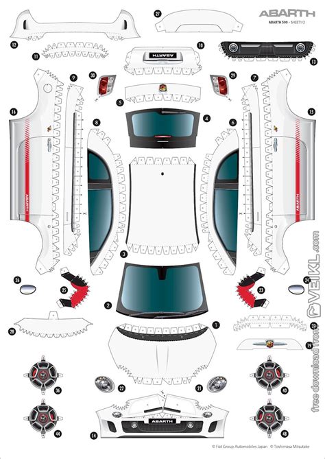 Papercraft Cars Template