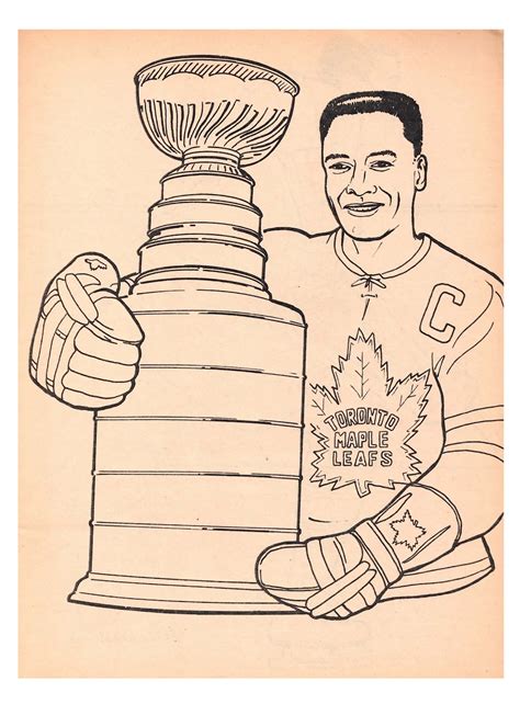 Toronto Maple Leafs Coloring Pages Learny Kids