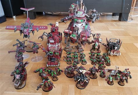 My Ork Army So Far Unfortunately Mek Armies Arent Very