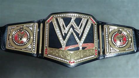 Wwe Championship Big Logo Replica Title Belt V2 2013 Youtube