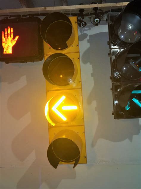 Yellow Arrow Traffic Light