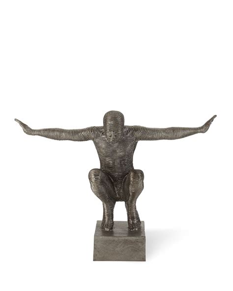The Phillips Collection Squatting Man Sculpture Neiman Marcus