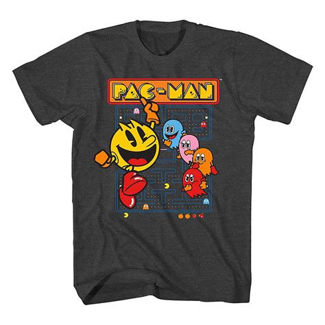 Pac Man Pac Man Official Pacman Video Game Shirt Namco Atari Official T Shirt