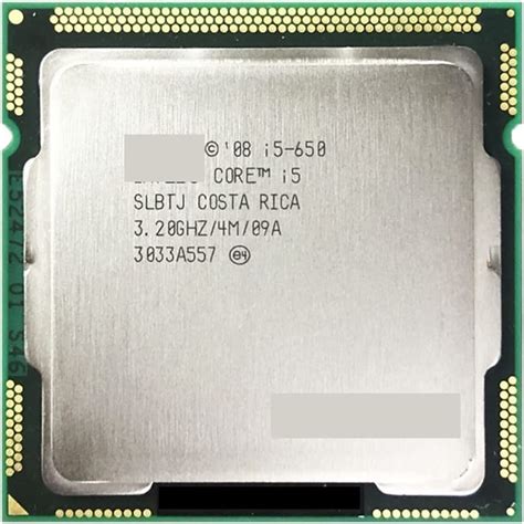 Computer Hardware Core I5 650 I5 650 32 Ghz Dual Core Cpu Processor 4m