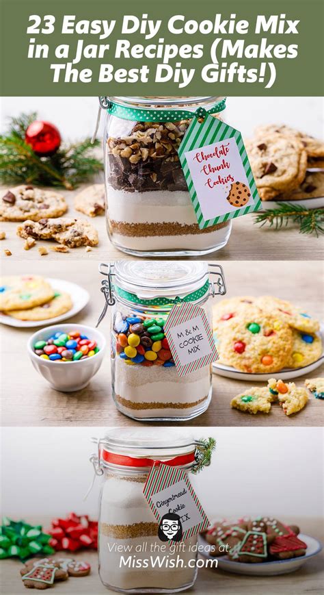 23 Easy Diy Cookie Mix In A Jar Recipes Makes The Best Diy Ts