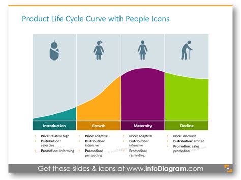 4 Examples Of Presenting Product Life Cycle By Ppt Diagrams