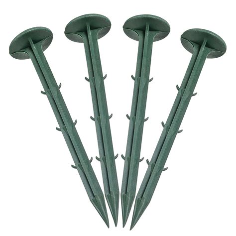 Plastic Garden Stakes Anchors Landscape Ground Nail 160mm 63 Inch