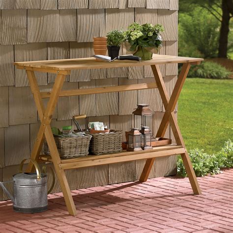 Northbeam Simple Wooden Potting Bench