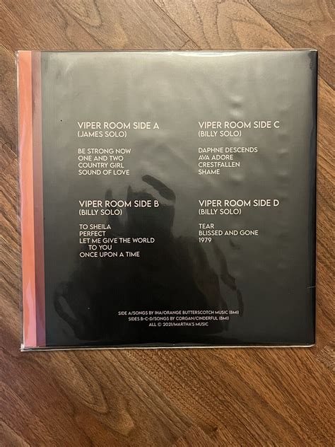 Smashing Pumpkins Live At The Viper Room XLP Gold Vinyl Signed Autographed New EBay