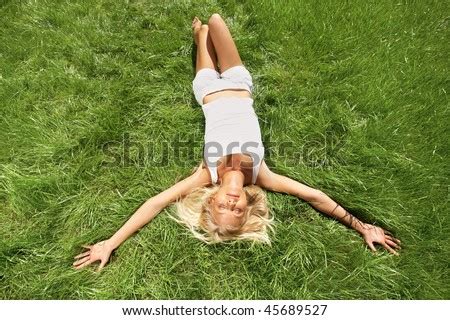 Lying On Grass Stock Photos Images Pictures Shutterstock
