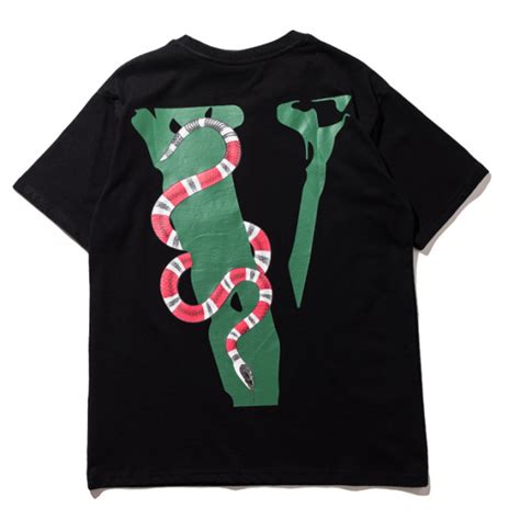 Vlone Friends Snake T Shirt Black