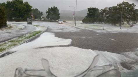 Huge Hailstones Batter New South Wales Coast During Spectacular Storm