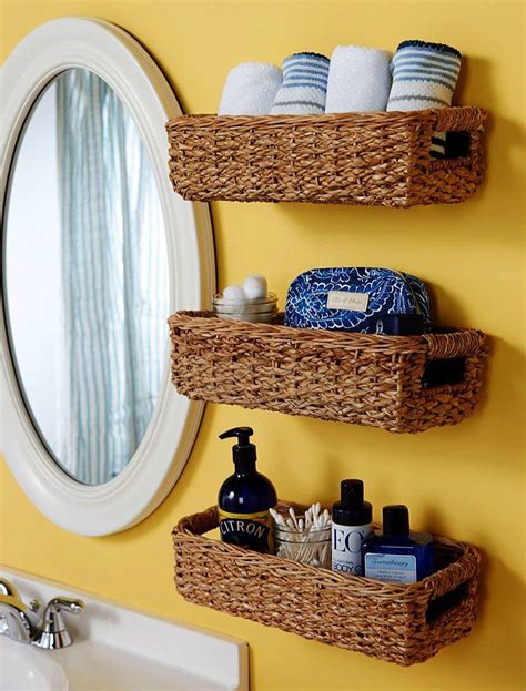 Place decorative items on your bathroom counter so you'll think of it as a sanctuary, rather than a install shelves in the hidden areas of your bathroom, such as behind vanity and closet doors, to. mDesign Free Standing Bathroom Storage Shelves for Towels ...