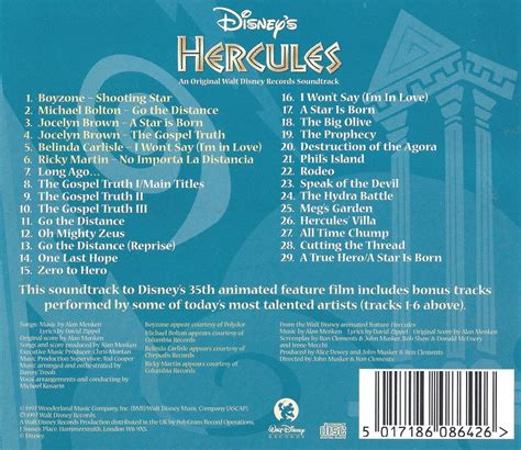 Hercules Original Soundtrack Various Cd Album Muziek Bol