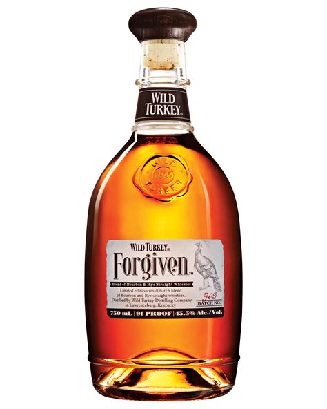 Wild Turkey Forgiven Blended Whiskey 750mL | Blended whiskey, Whiskey, Wild turkey