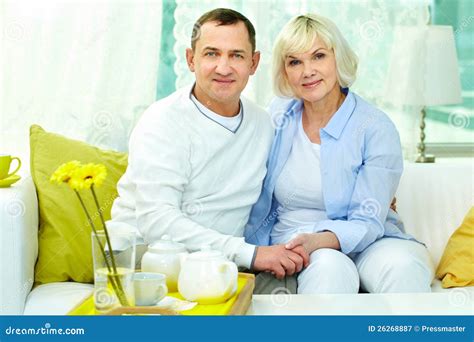 Mature Couple Stock Image Image Of Casual Husband Happy 26268887