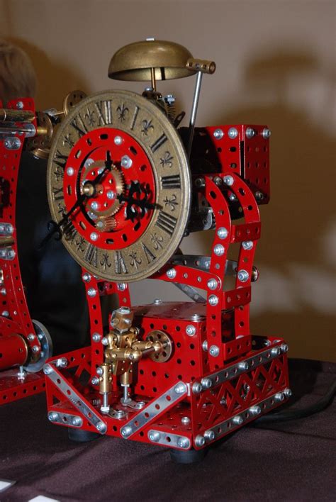 Meccano Clock By Dave Harvey Meccano Meccano Models Erector Set