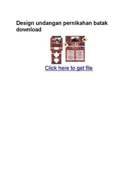 We did not find results for: Design Undangan Pernikahan Batak Download