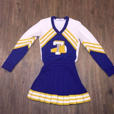Real Vintage 80s Cheerleading Uniform Ladies Small Ebay