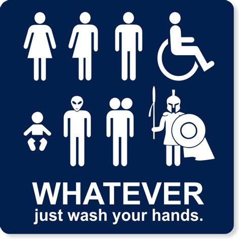 Printable Gender Inclusive Bathroom Signs You Can Put Up Anywhere That