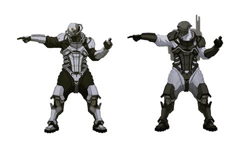 Matt Rhodes Concept Art Mass Effect Cerberus Trooper