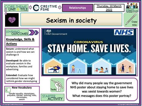 sexism in society pshe teaching resources