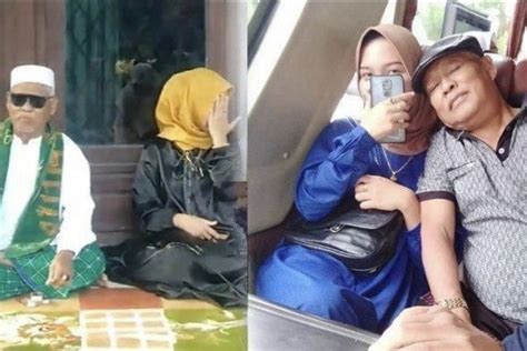 Istri Muda Haji Sondani Tutupi Muka Di Foto Pengajian Ternyata Kakek