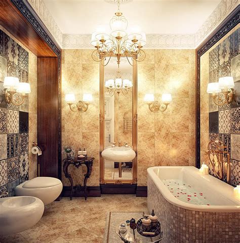 20 Luxurious And Comfortable Classic Bathroom Designs Home Design Lover