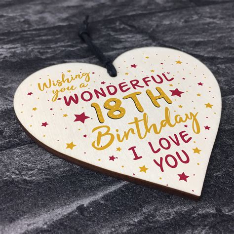 18th Birthday Card For Daughter Best Friend Sister Ts Heart