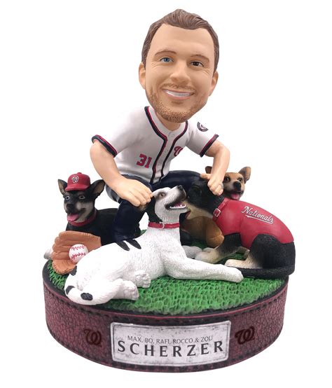 One of those searches led to an ump actually rubbing scherzer's. New Nationals bobblehead released of Max Scherzer with his ...