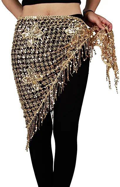 Gold Egyptian Belt Belly Dance Scarf Belly Dance Outfit