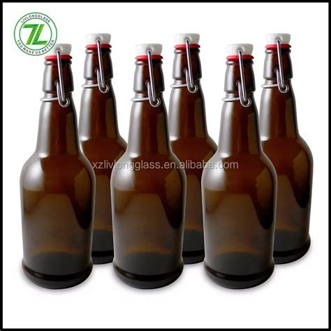 16 Oz Glass Grolsch Style Beer Brewing Fermenting Bottles With Swing