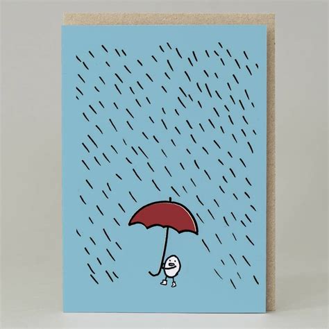 Rainy Day Card By Hole In My Pocket